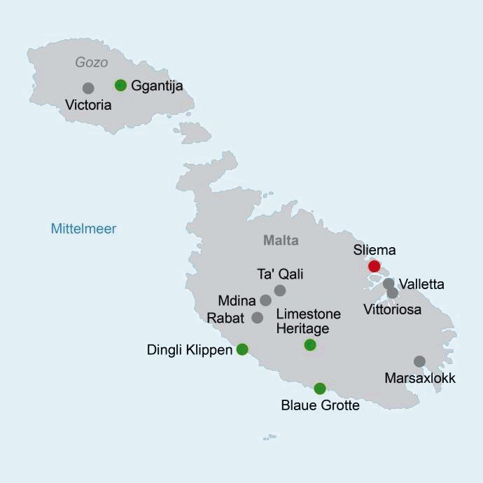 Rundreise Entdeckungsreise auf Malta, Malta, Sliema, Bild 17