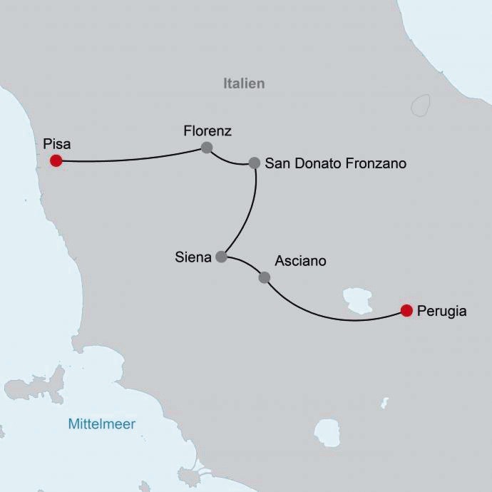 Rundreise Autotour durch die Toskana und Umbrien, Italien, Toskana, Pisa, Bild 12